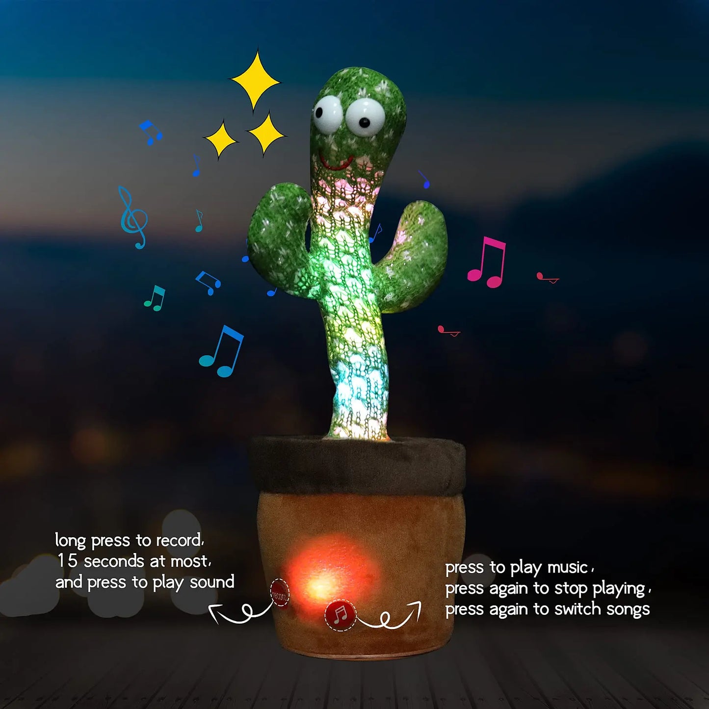 NESTEASE™-Cacto Dancing Cactus Plush Toy