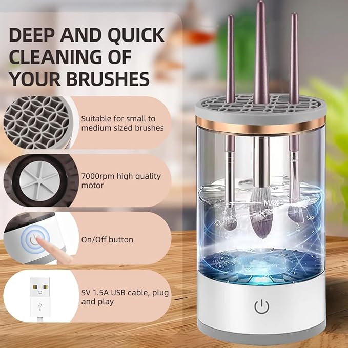 NESTEASE™-Electric Makeup Brush Cleaner