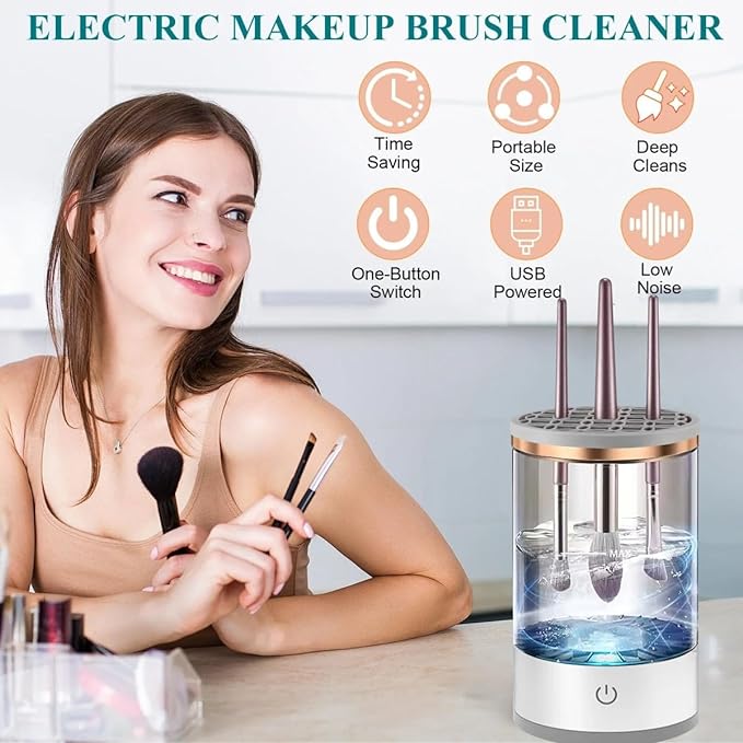 NESTEASE™-Electric Makeup Brush Cleaner